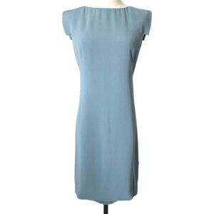 M.M. Lafleur The Ashley Mini Dress in Blue Size 6 classic professional